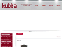 Tablet Screenshot of kubika.com.br